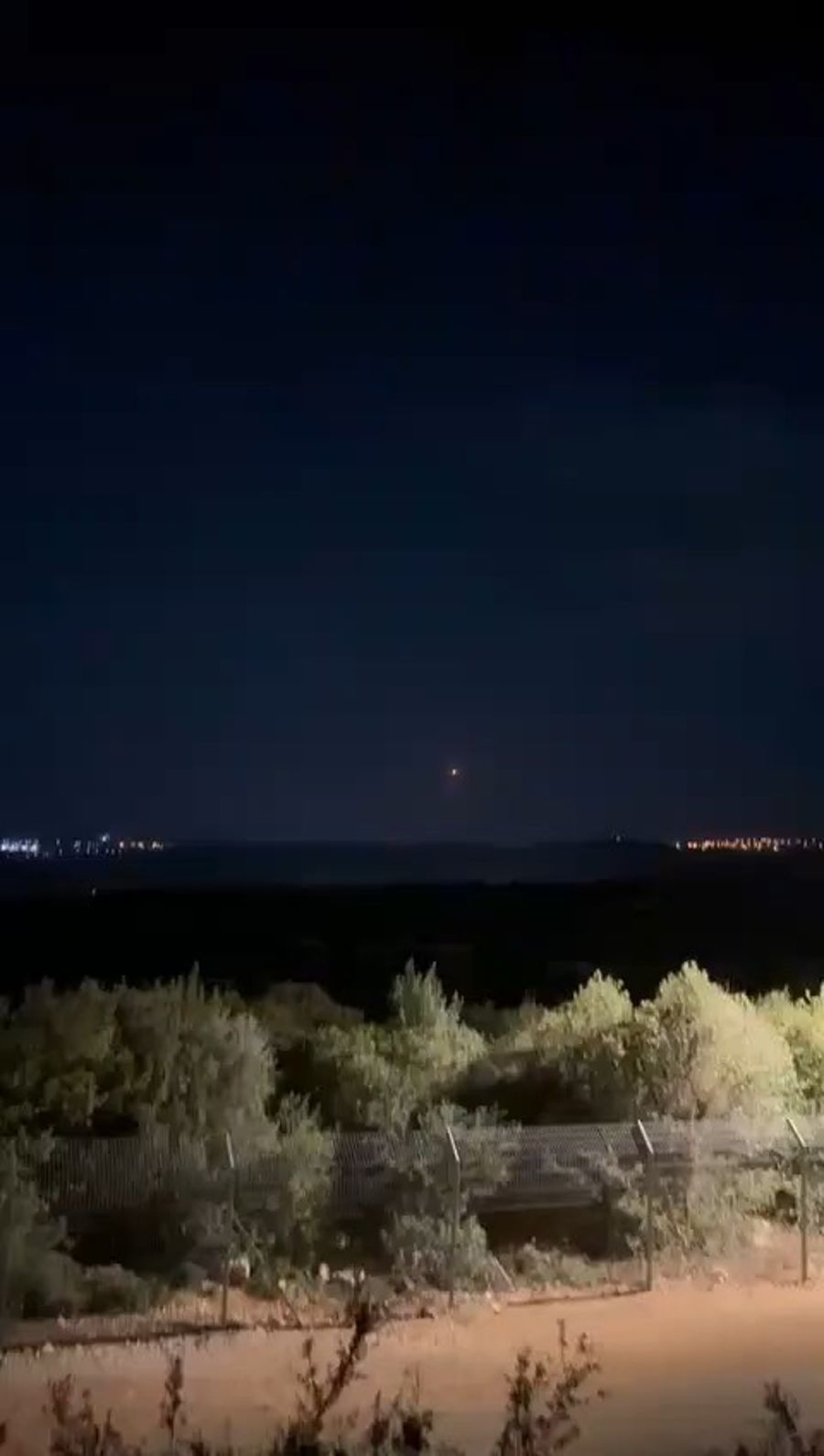 Hezbollah rocket lunched earlier this evening