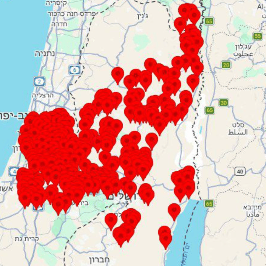 Sirens sound after 4 missiles launched from Iran