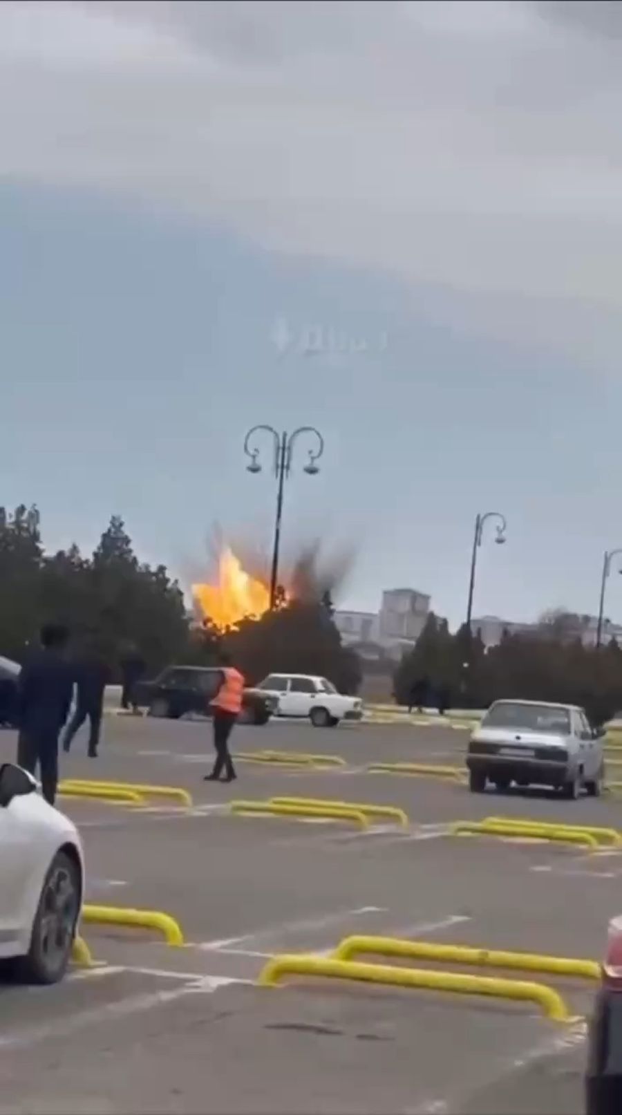 Iranian drone hits Azerbaijan airport