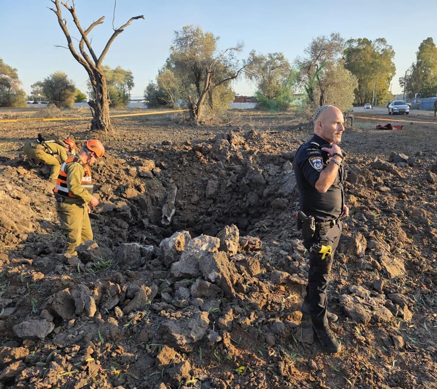 Fall reported in Central Israel