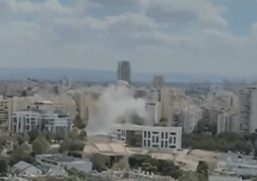 Initial report: 2 seriously injured from Iranian missile attack