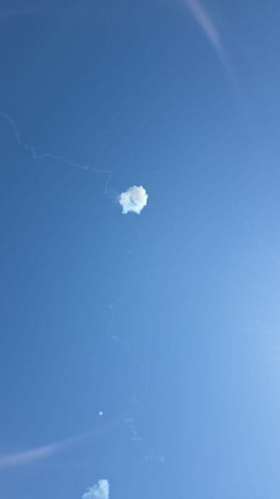 Iranian missile was shot down