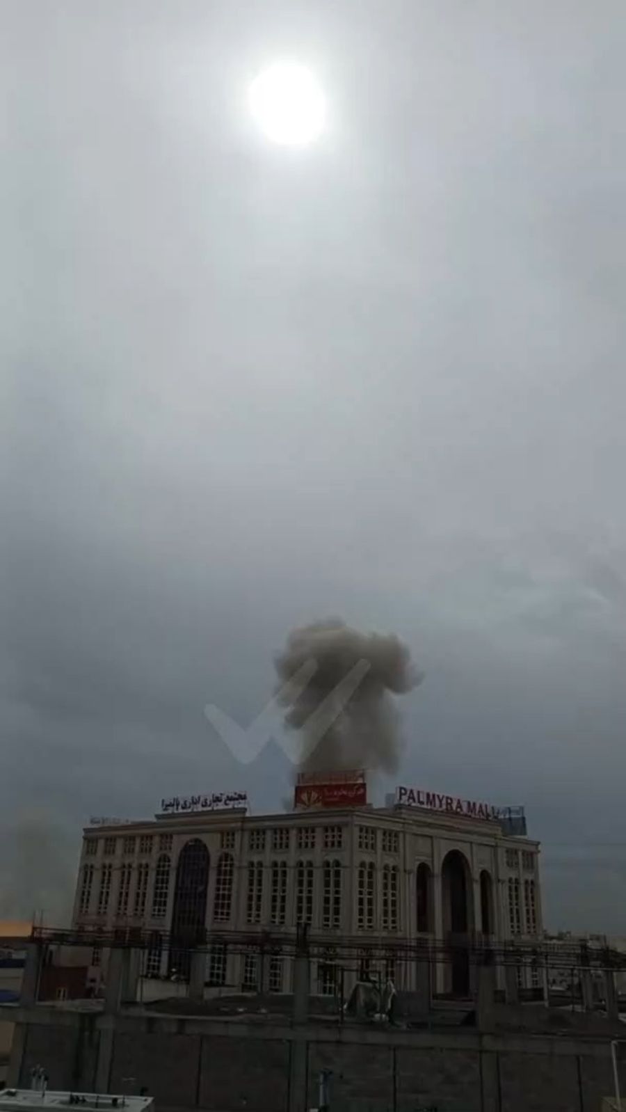 A targeted attack on the Basij headquarters on Golestan Street, Narmak district, East Tehran