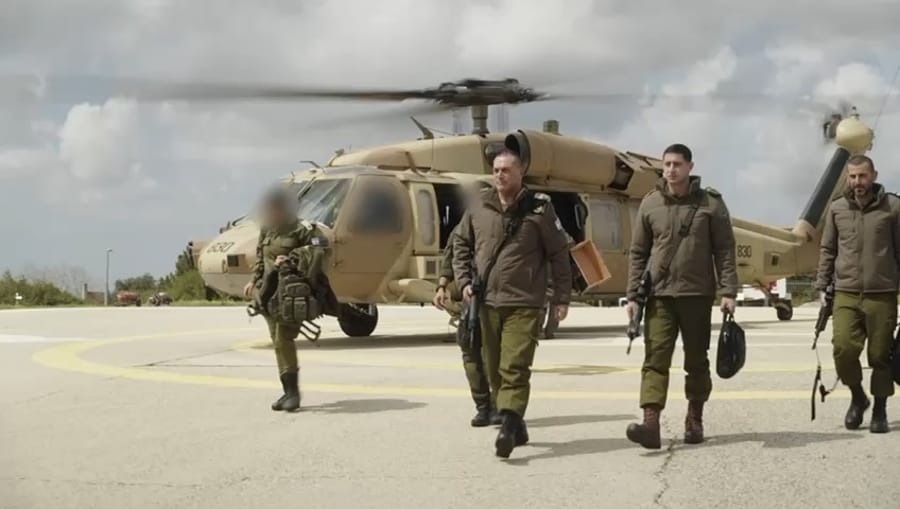 IDF Chief of Staff Lt. Gen. Eyal Zamir in the North