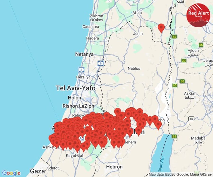Sirens sound in Beit Shemesh