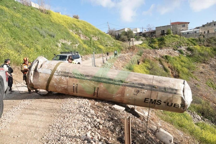 Missile fragment recovered in Safed