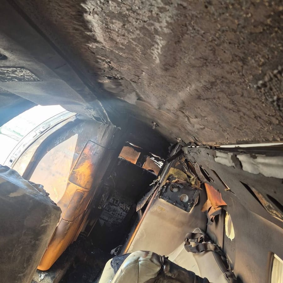 Private Aircraft Damaged at Ben Gurion airport