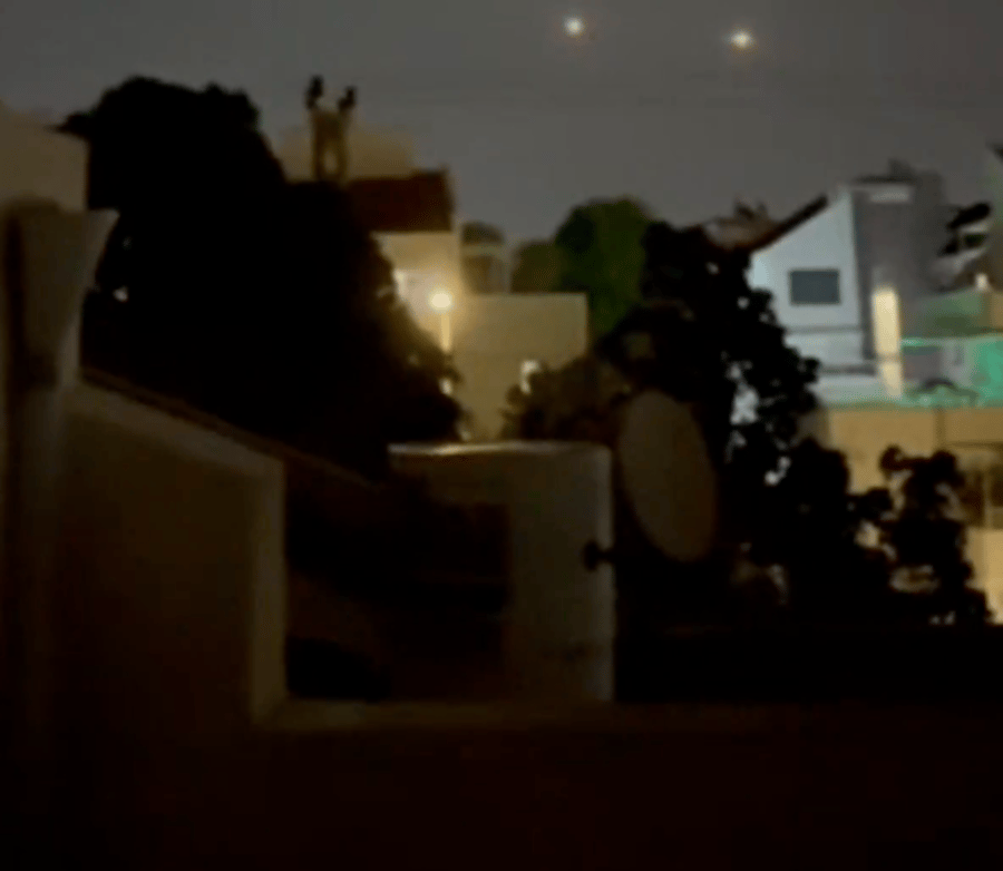 Interceptions seen over Raanana