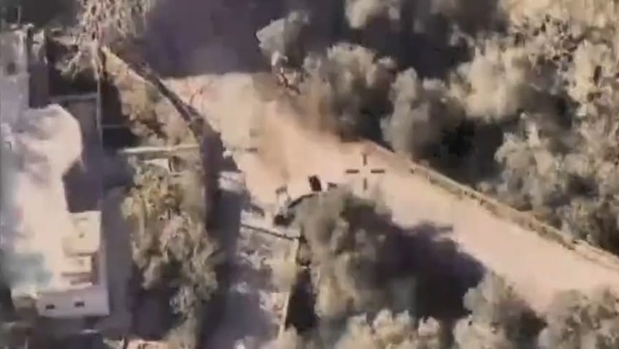 Hezbollah Terrorists Eliminated While Unloading RPGs from Vehicle