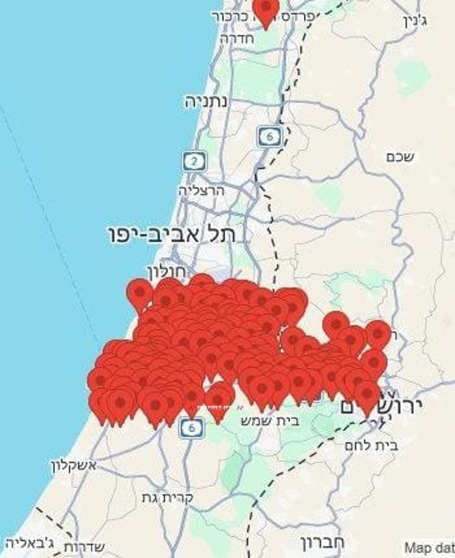 Sirens sound in Jerusalem, Lachish, Beit Shemesh