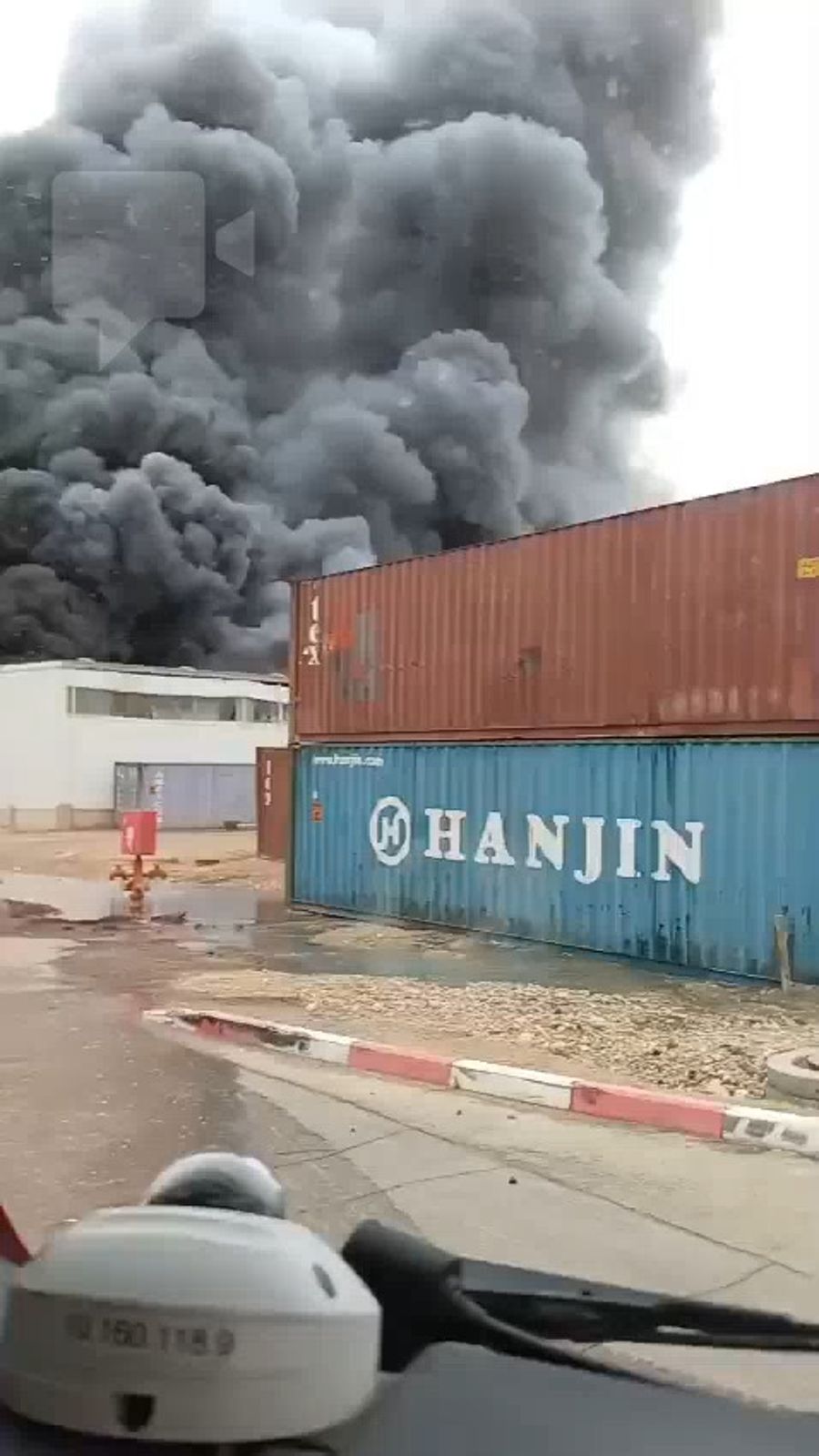 Iranian Missile Strikes Industrial Complex in Southern Israel