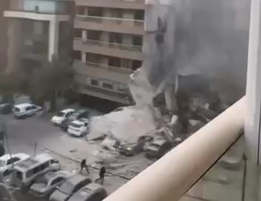 IAF destroys building where the brother of Hezbollah Secretary-General Naim Qassem lived