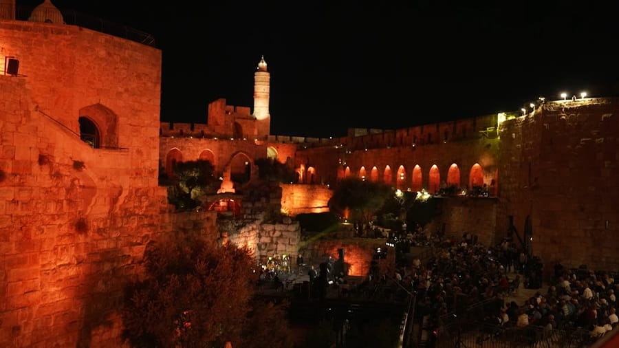 "The Big Tish" at The Tower Of David, Jerusalem