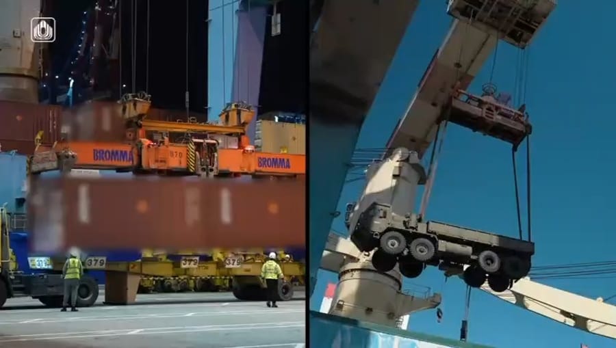 Massive weapons shipment arrives in Israel