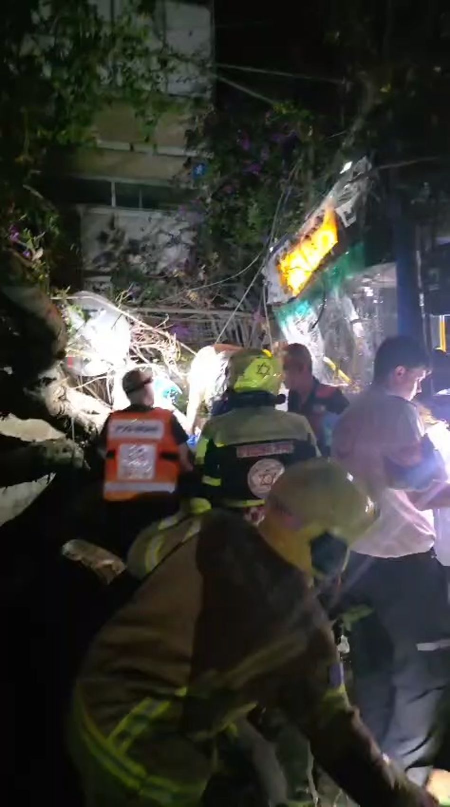 Scene of the bus incident