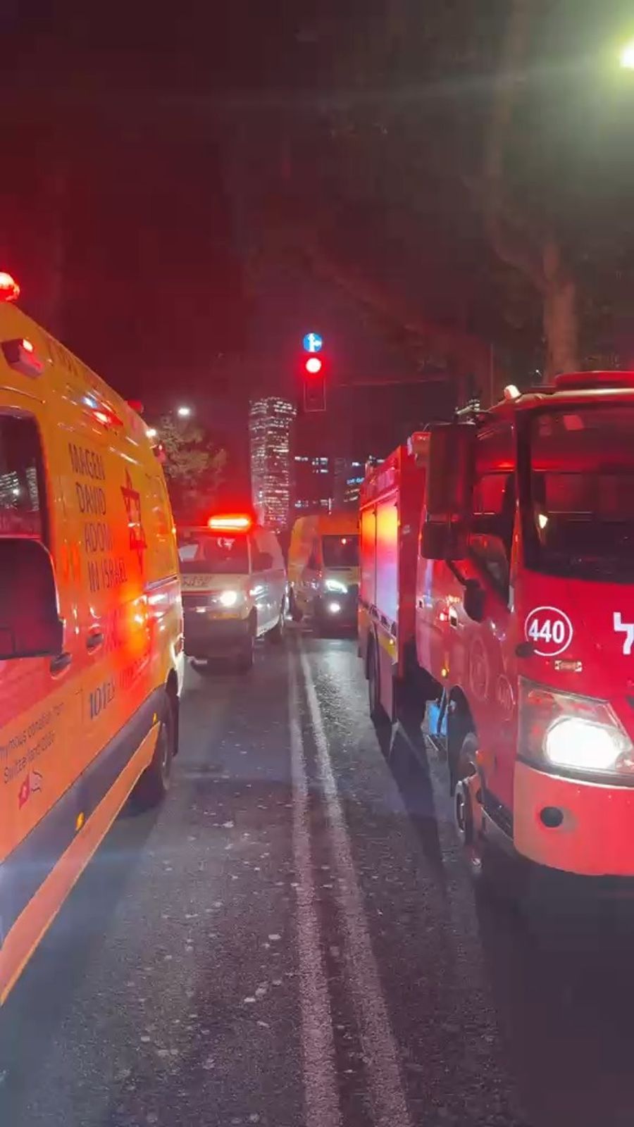Scene of the bus incident