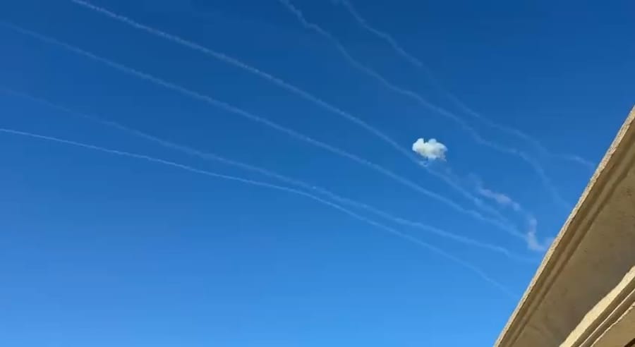 Interceptions over Kiryat Shmonah