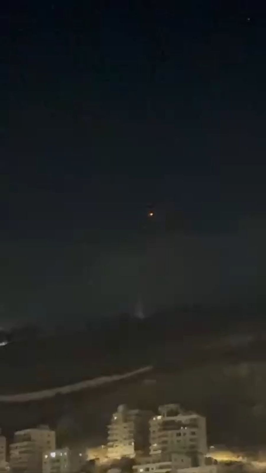 The IDF intercepted Hezbollah projectiles over northern Israel.