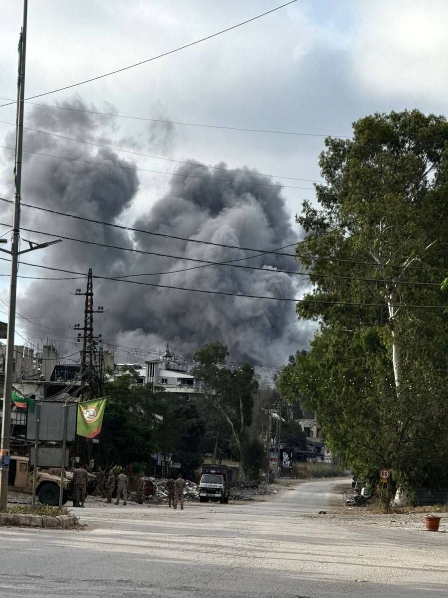Israel is striking terror targets in Nabatieh