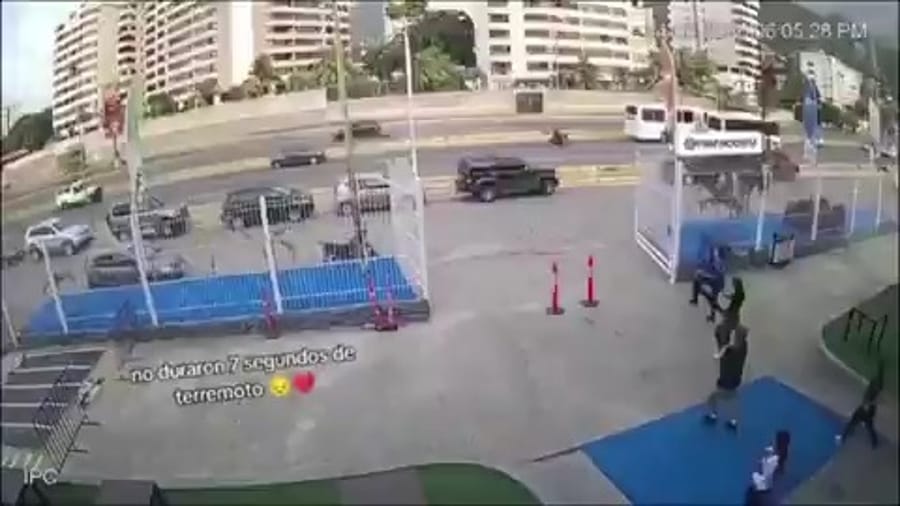 Footage of Venezuela Earthquake