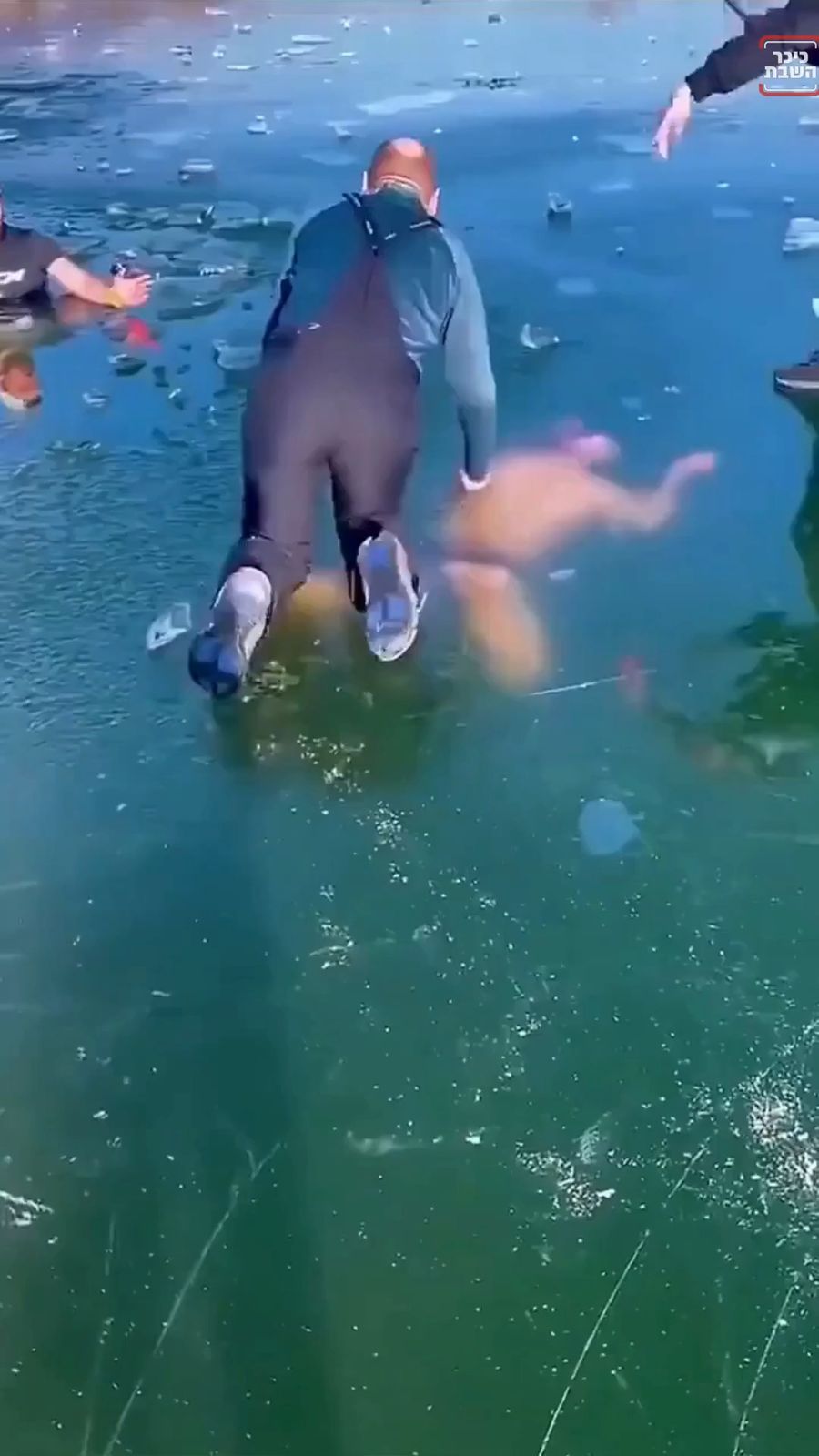 Stunt Man Trapped Under the Ice 