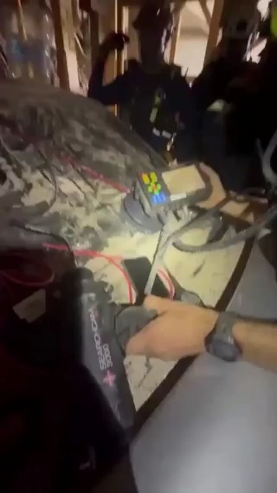 Rescue teams searching for survivors after the Venezuela earthquake