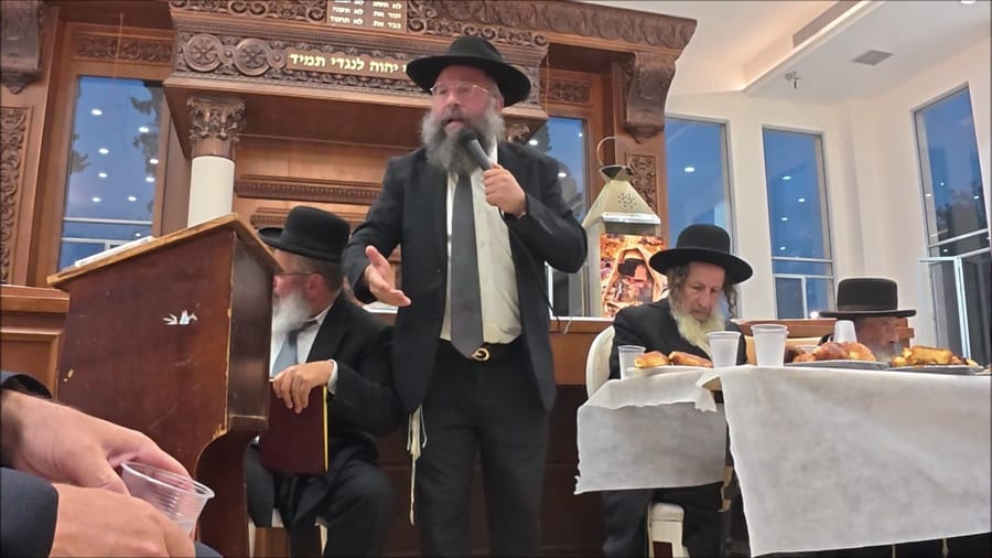 Rabbi Chuta euplogizes Rabbi Guetta