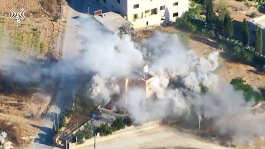 Demolishing the home of the terrorist
