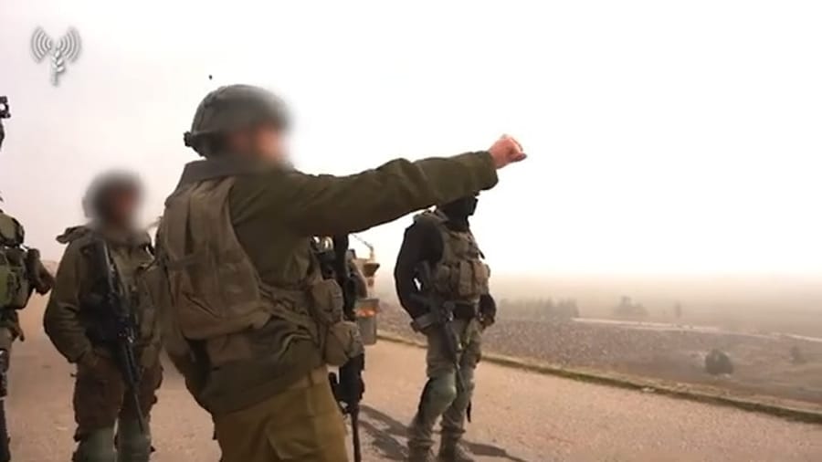 IDF forces in Syria