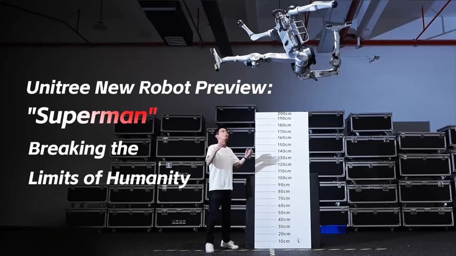 Is It A Bird? Is It A Plane? No, It's the Chinese Superman Robot