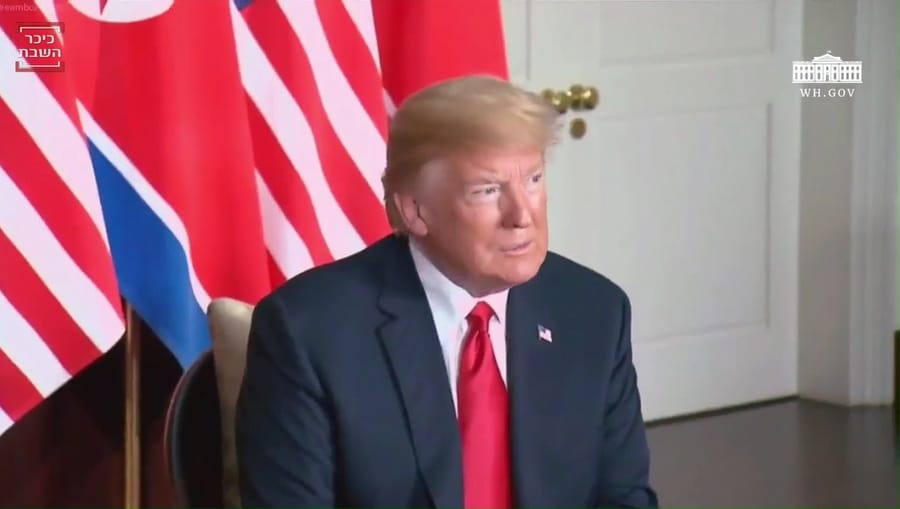 On June 12, 2018, Trump and Kim met in Singapore at a historic summit
