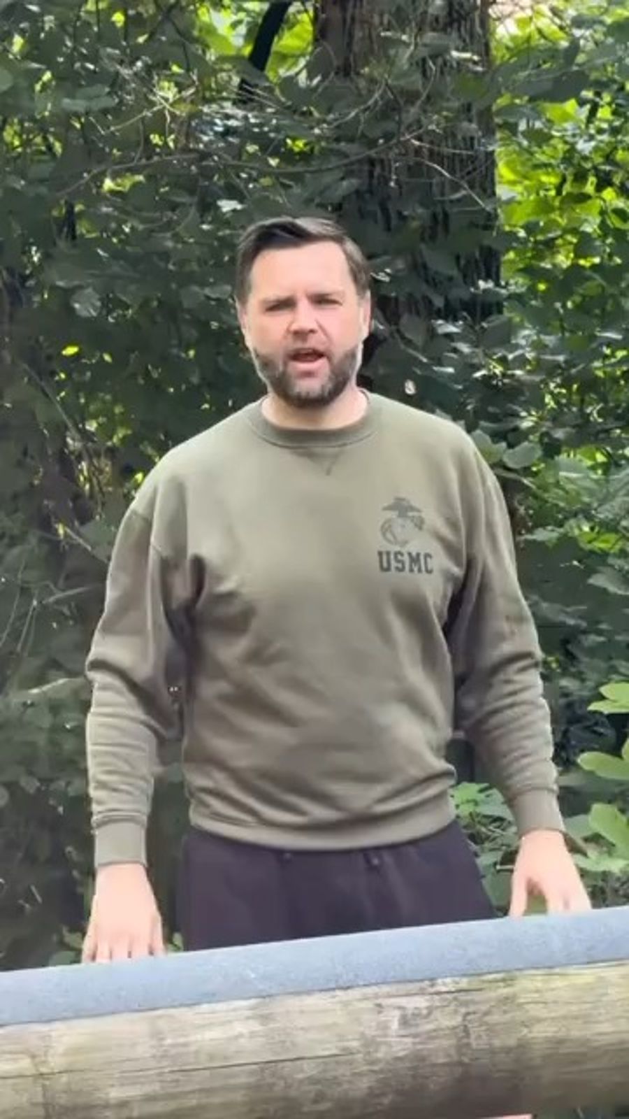 JD Vance Takes On Marine Obstacle Course