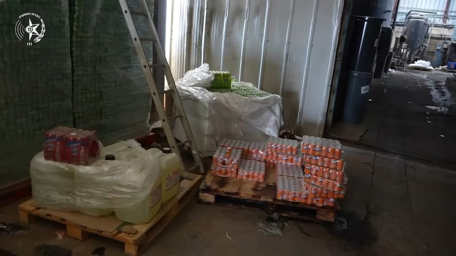 Police break into the companies warehouse