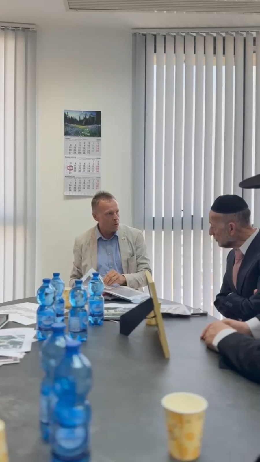 Maklev with the ambassador