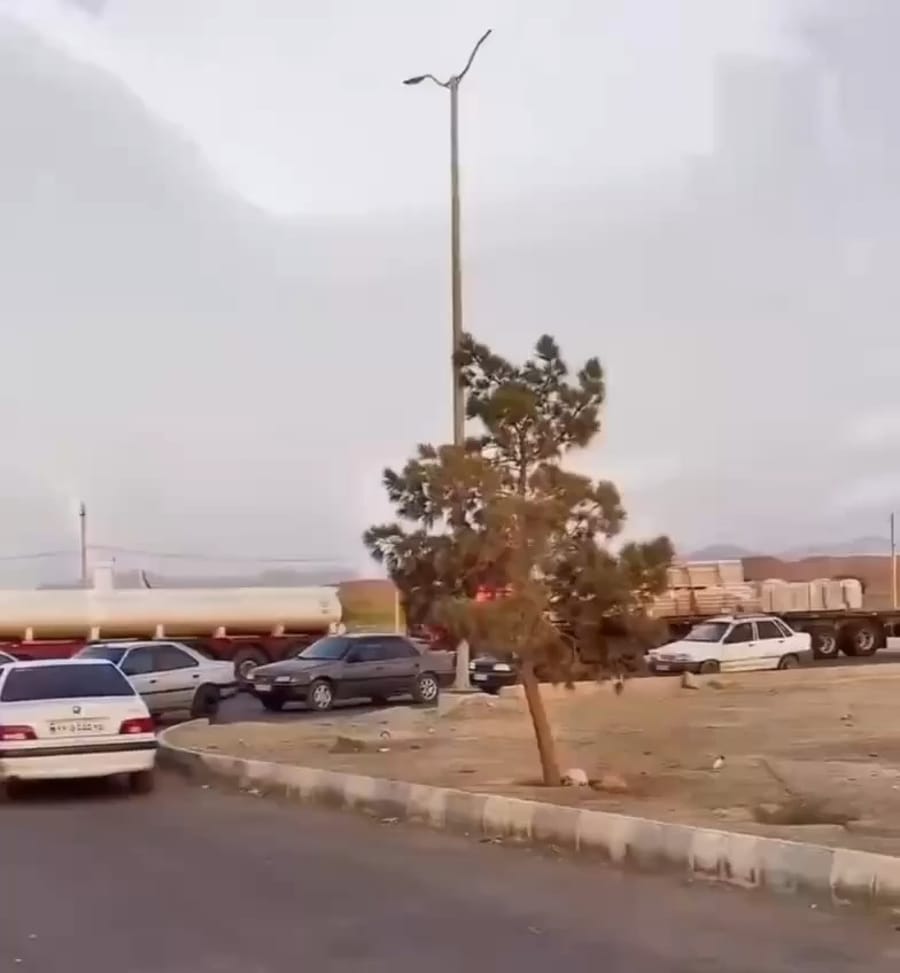 Drivers wait hours at gas stations in Tehran