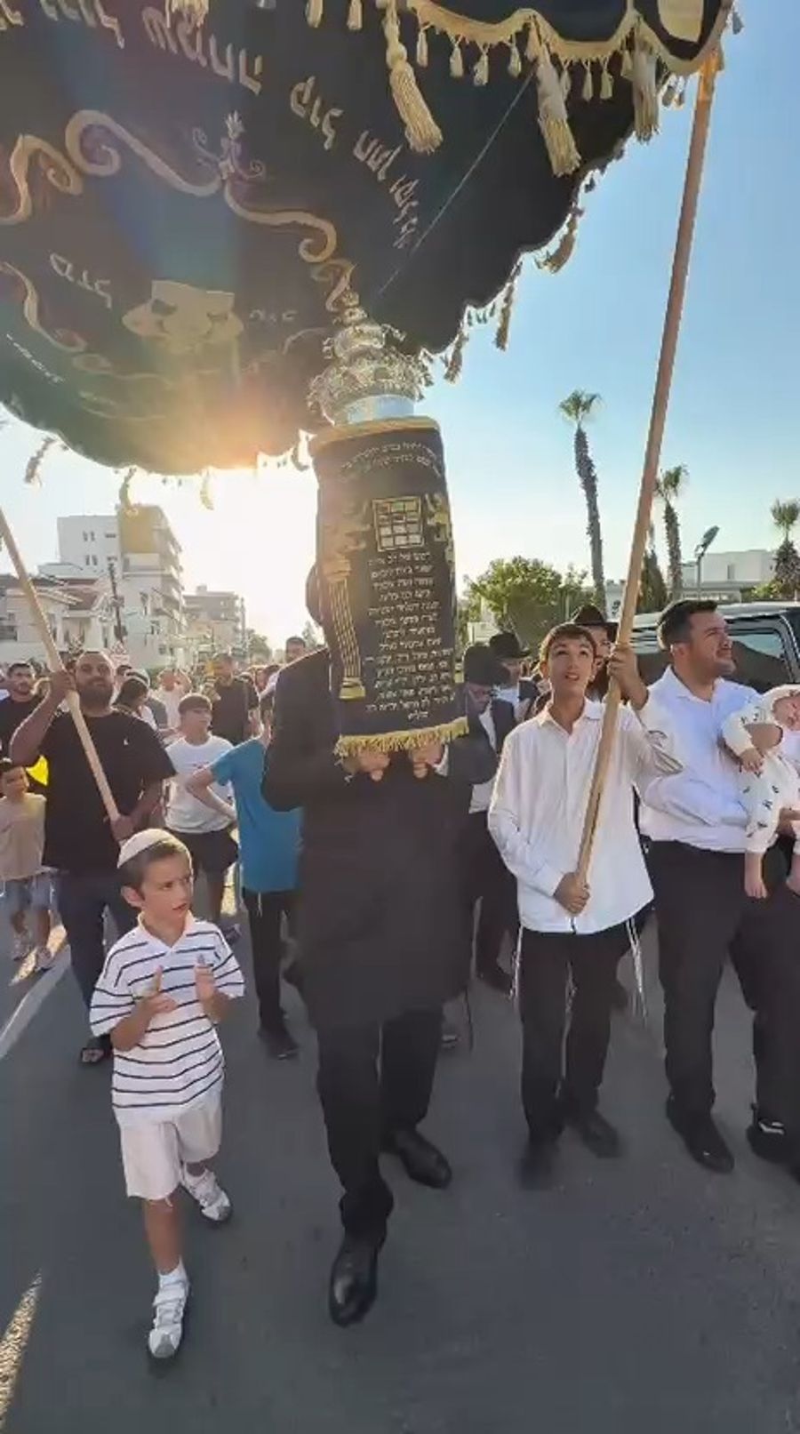 Avigdor Liberman's Son Celebrates Torah Dedication in Cyprus