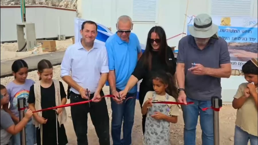 Yossi Dagan Inaugurates a New Neighborhood in Hermesh