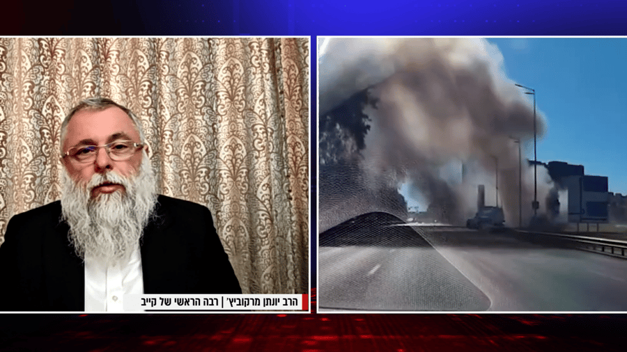 Rabbi Yonatan Markovitch, chief rabbi of Kyiv, in interview