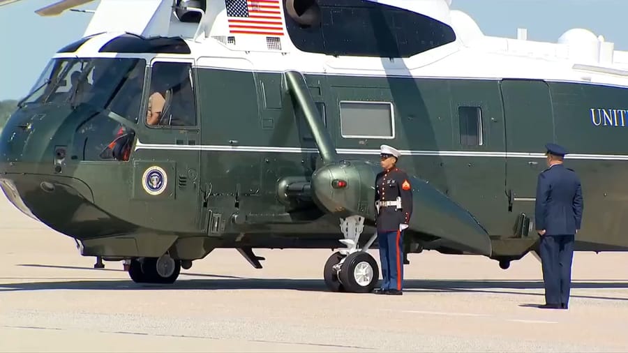 Emergency Slide Deploys on Trump's New Presidential Aircraft Before Departure