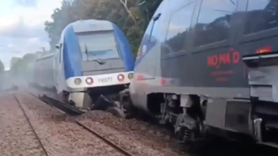 A train carrying 180 passengers derailed in northern France