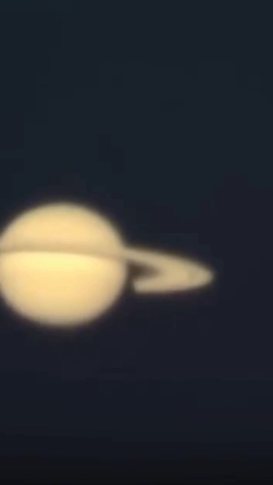 Saturn as seen from Earth
