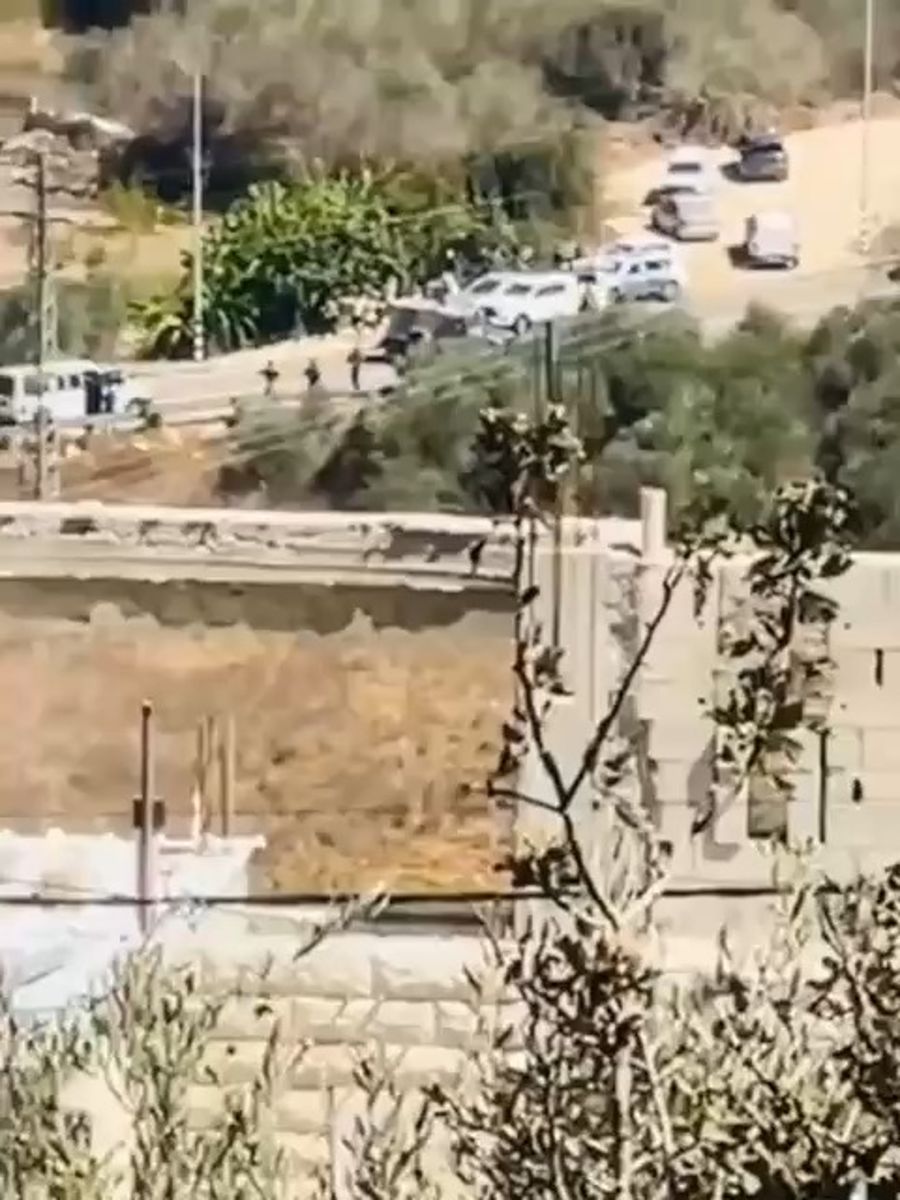 Scene of the terror attack near Neveh Tzuf