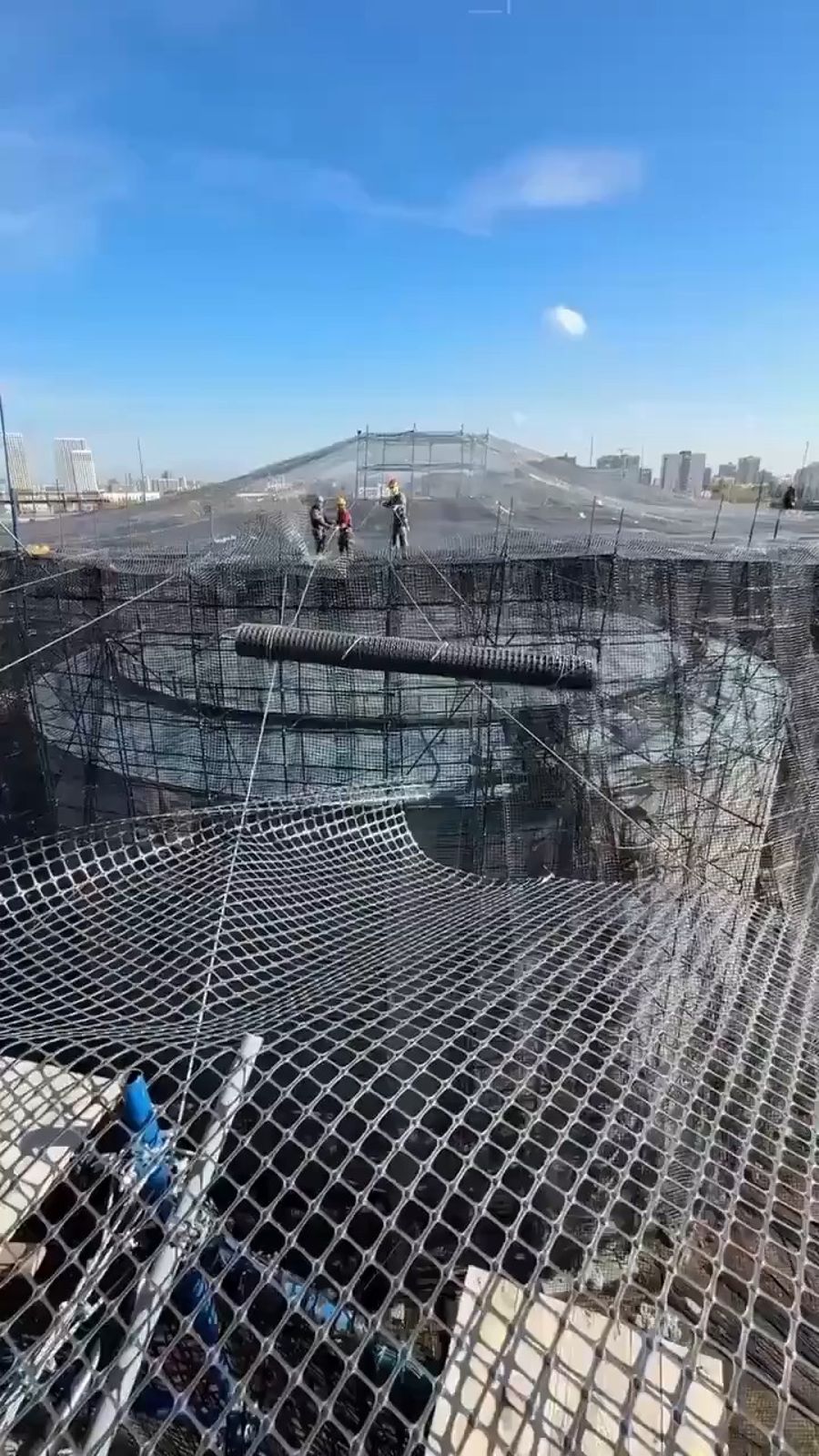 Russia's unusual fortress: steel cages erected around oil refineries
