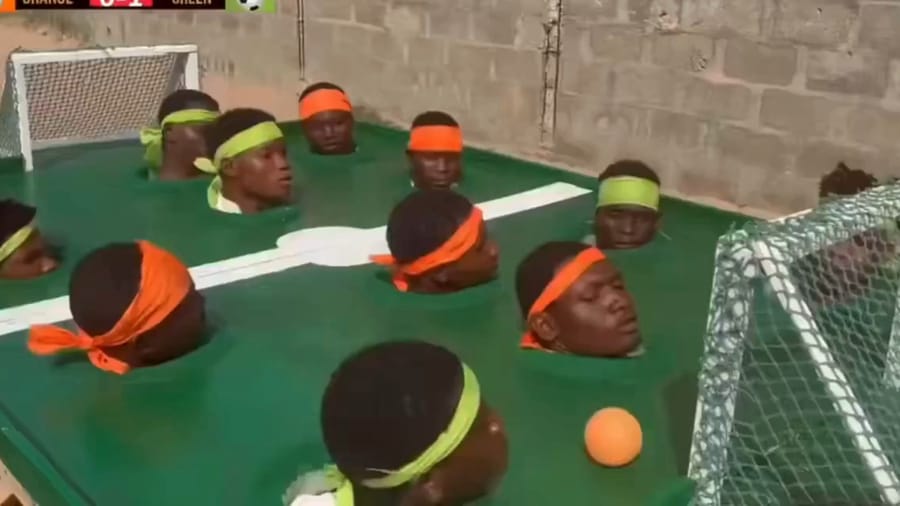 Stuck in the Field: Bizarre Soccer Challenge Takes Over Nigeria