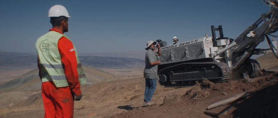 Excavation work at the site
