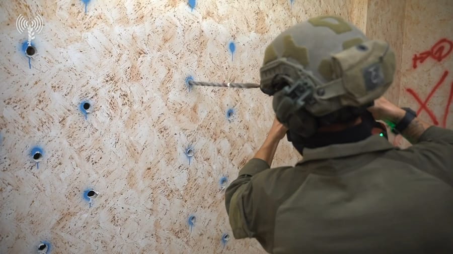 Forces operating at the terrorist's house