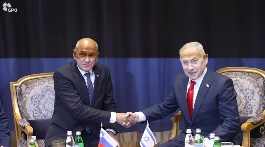 Netanyahu and Slovenian prime minister