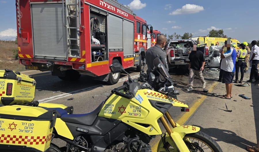 The crash scene