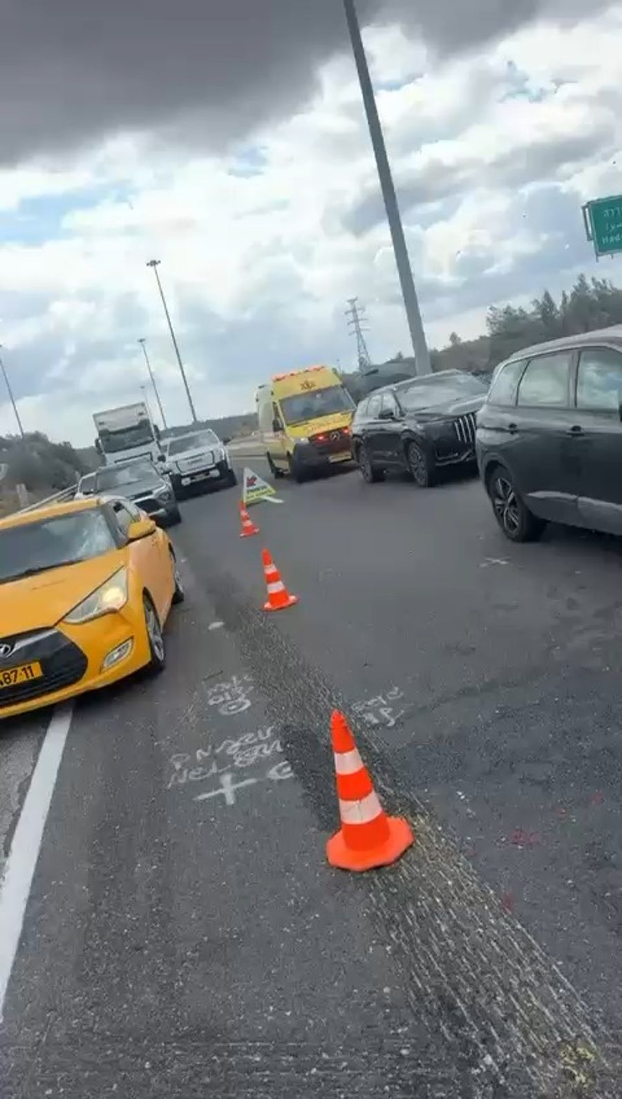 The accident scene