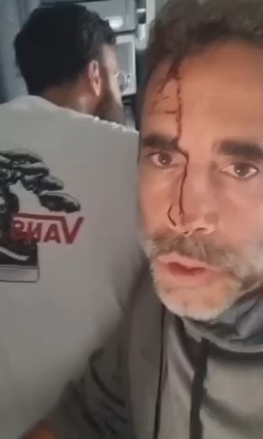 Footage from the moments of terror aboard the plane